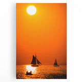 Black and white large art of Lake Michigan, printed on stretched canvas, suitable for kitchen wall art.