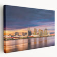 New Orleans scenic street view in muted earth tones on stretched canvas, suitable for kitchen wall art.