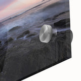 Acrylic glass print of Acadia National Park in muted earth tones.