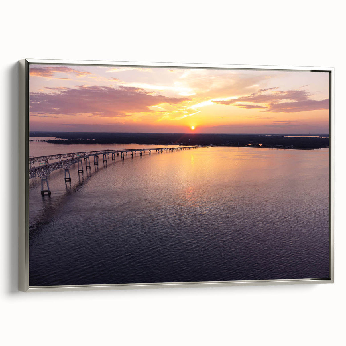 Framed canvas featuring a vintage-style landscape painting of Annapolis, Maryland, with muted colors, ideal for office decor.