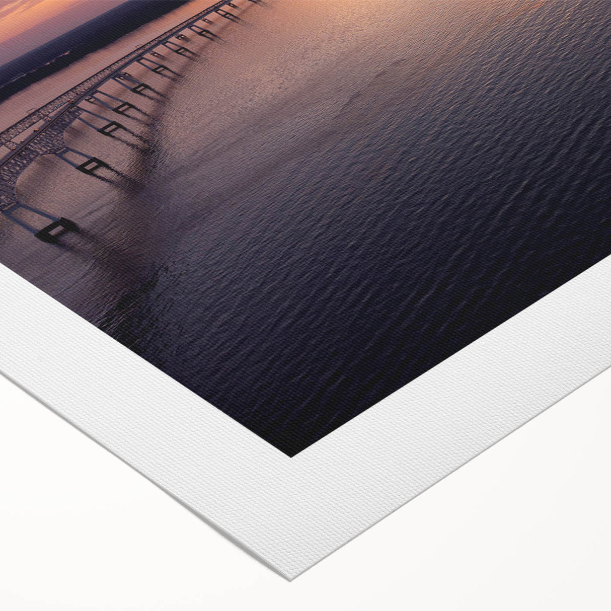 Art deco poster of Annapolis skyline in muted gold and navy, on rolled canvas, ideal for dining room wall art.