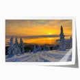 Extra large rolled print of a Montana landscape with vibrant greens and blues.