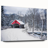 Acrylic print of New Hampshire scenery in muted earth tones, suitable for bedroom or dining room decor.