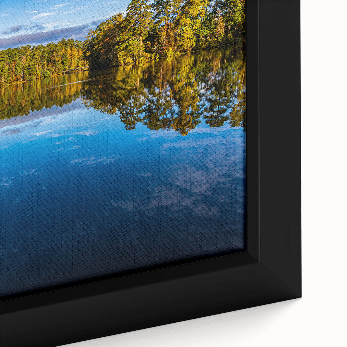 Extra large framed canvas featuring a textured depiction of Raleigh, North Carolina, with vibrant.