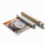 Extra large rolled print of a serene Pennsylvania landscape with lush greenery and soft sky tones.