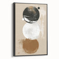Minimalist Geometric Wall Art - Abstract Dining Room Canvas Print