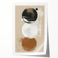 Minimalist Geometric Wall Art - Abstract Dining Room Canvas Print