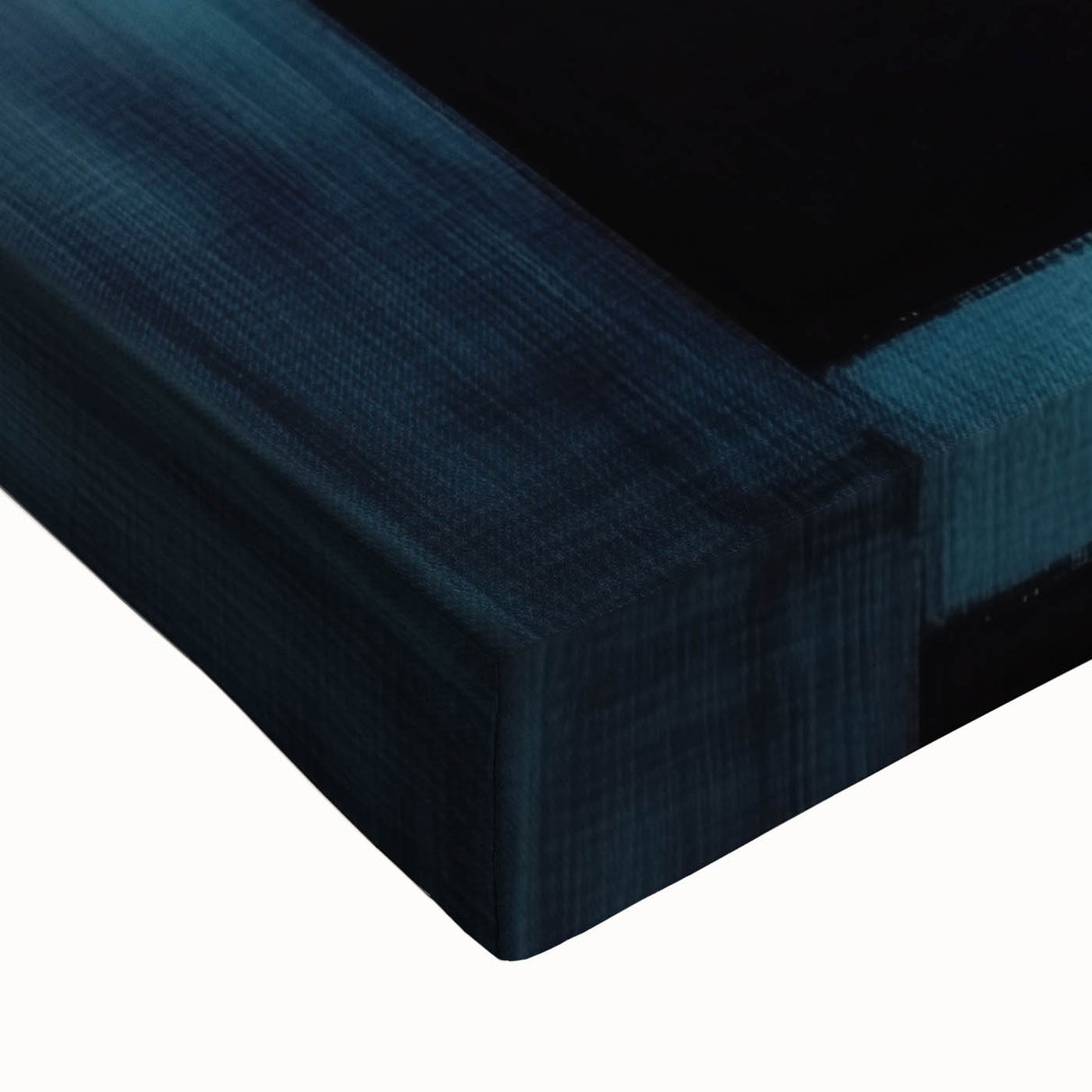 Modern Abstract Living Room Wall Art – Turquoise & Purple Canvas