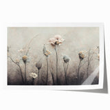 Vibrant abstract floral wall art print featuring bold colors and intricate patterns, perfect for modern home decor. Ideal for adding a touch of elegance and creativity to any interior space.