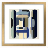 Contemporary Abstract Canvas – Structured Geometric Balance