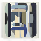 Contemporary Abstract Canvas – Structured Geometric Balance