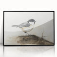 Framed acrylic artwork showcasing a vibrant animal design with a sleek black border, enhancing any modern decor. Perfect for animal lovers and art enthusiasts.