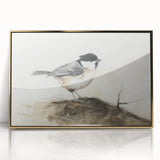 Framed acrylic artwork featuring a vibrant animal design in gold tones, showcasing intricate details and textures, perfect for home decor enhancement.