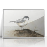 Framed acrylic artwork showcasing a vibrant animal design against a sleek white background, perfect for modern decor. Ideal for animal lovers and art enthusiasts.