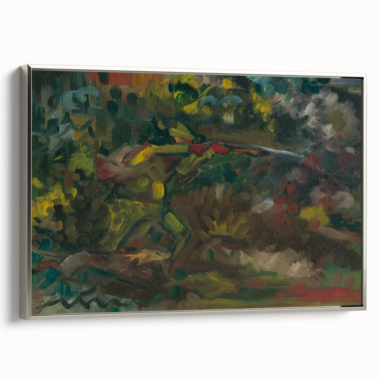 Expressionism Wall Art - Abstract Forest Scene by Expressionist Artist