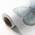 Watercolor Butterfly Print - Personalized Kids Art for Nursery