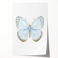 Watercolor Butterfly Print - Personalized Kids Art for Nursery