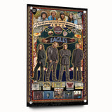 Eagles 1971-2001 Concert Poster - Vintage Rock Music Art