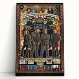 Eagles 1971-2001 Concert Poster - Vintage Rock Music Art