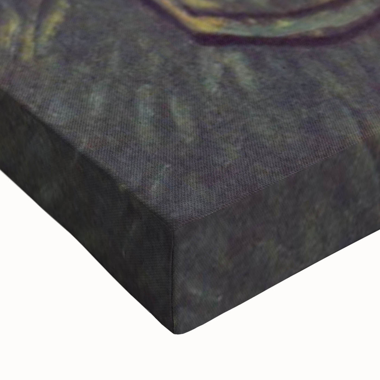 Large art depicting a black and white landscape painting on stretched canvas, ideal for bedroom wall decor.