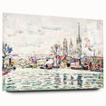 Modern Wall Art: River Scene Rouen by Paul Signac for Unique Decor