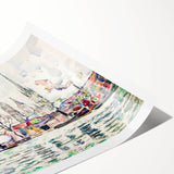 Modern Wall Art: River Scene Rouen by Paul Signac for Unique Decor