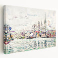 Modern Wall Art: River Scene Rouen by Paul Signac for Unique Decor