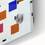 Modern Abstract Wall Art - Geometric Color Blocks Composition