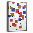 Modern Abstract Wall Art - Geometric Color Blocks Composition