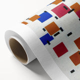 Modern Abstract Wall Art - Geometric Color Blocks Composition