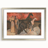 Modern Expressionist Art: Fire and Refugees by Cyprián Majerník