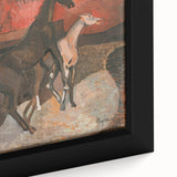 Modern Expressionist Art: Fire and Refugees by Cyprián Majerník