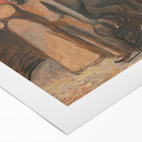 Modern Expressionist Art: Fire and Refugees by Cyprián Majerník