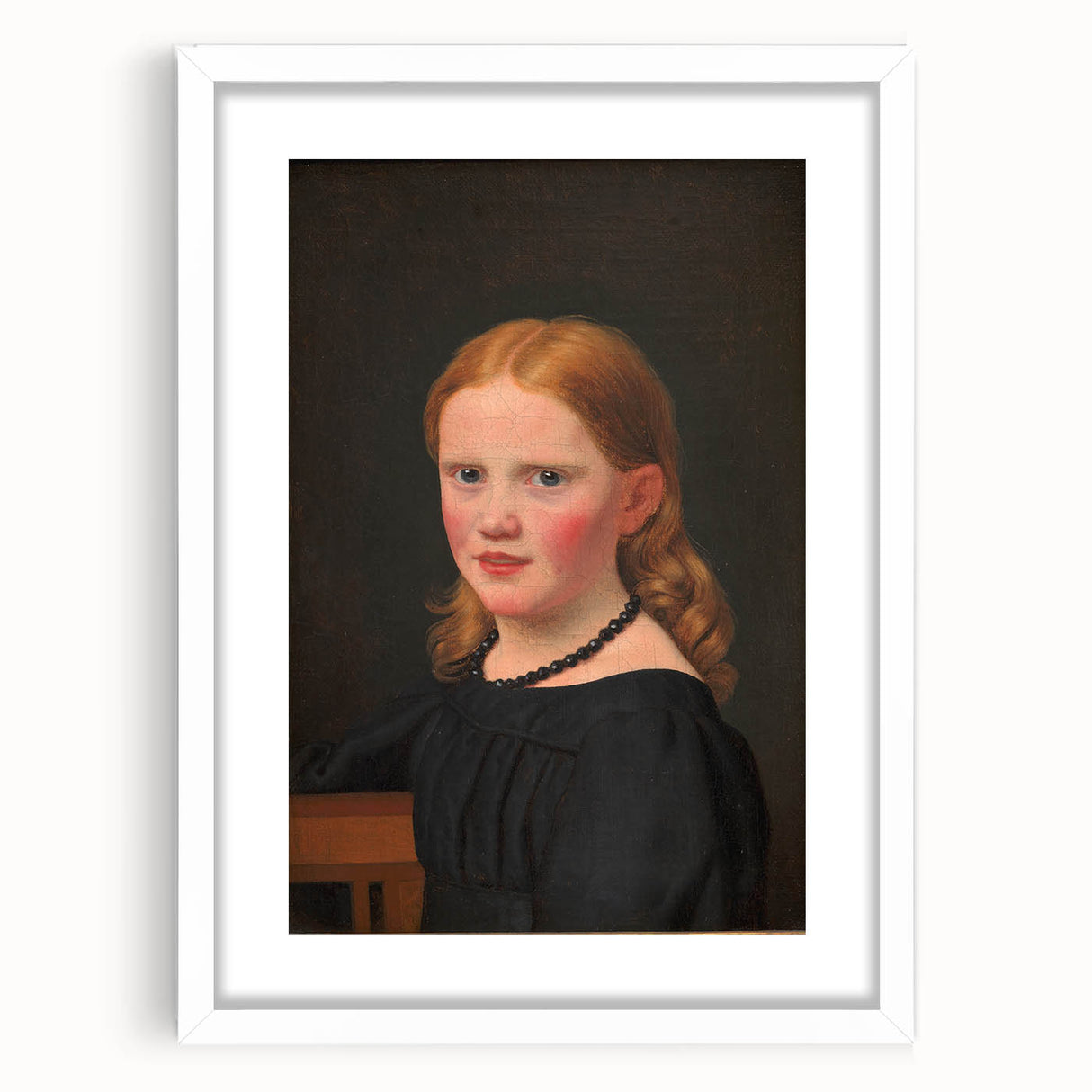 Classic Romantic Paintings - Emilie Eckersberg Portrait Canvas Art