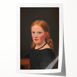 Classic Romantic Paintings - Emilie Eckersberg Portrait Canvas Art