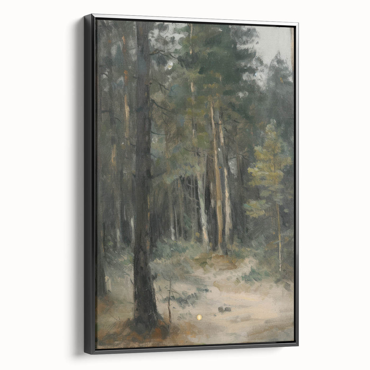 Serene Forest Living Room Wall Art – Modern Canvas Print