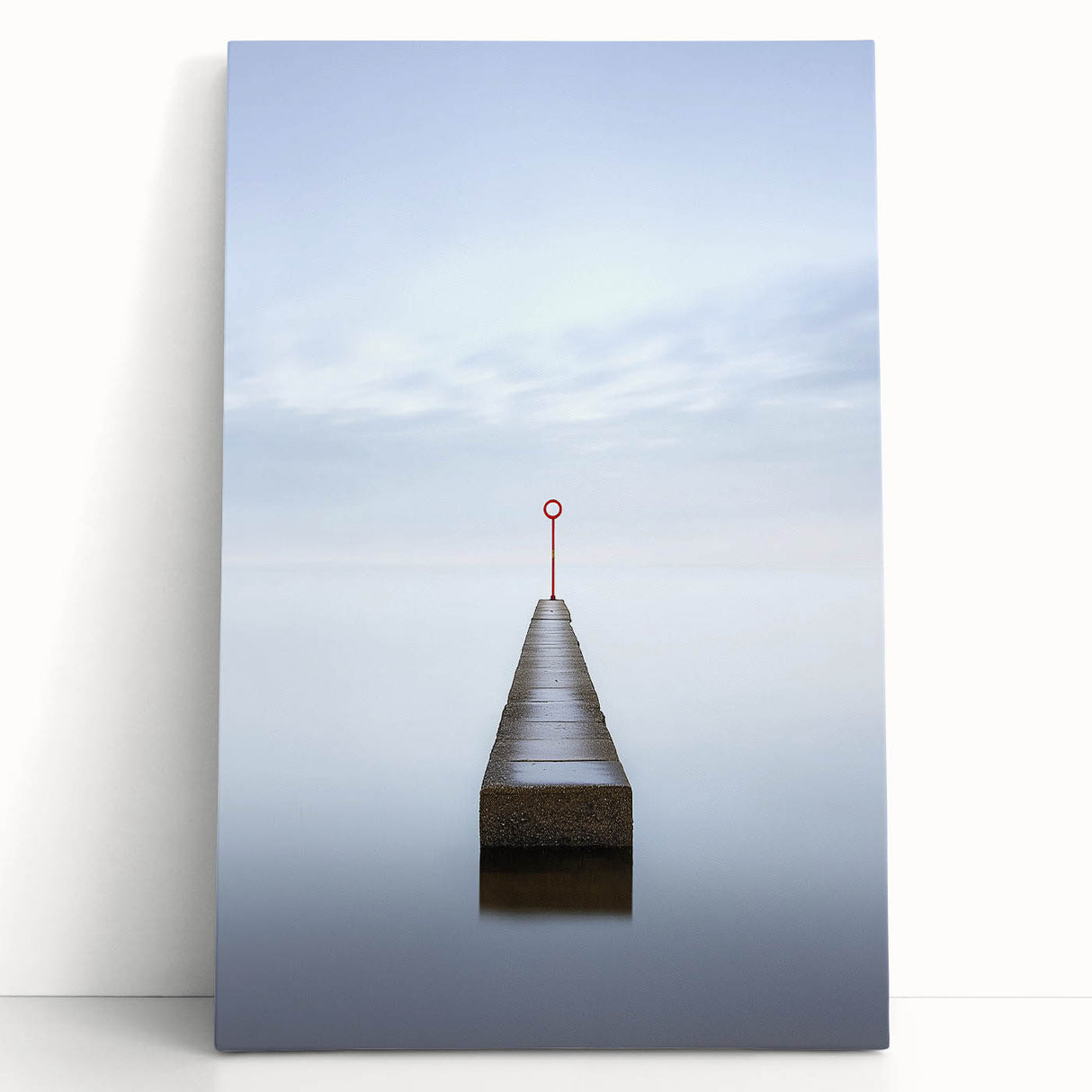 Minimalist Pier Office Wall Art – Modern Coastal Décor