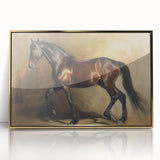 Framed acrylic wall art featuring a vibrant gold animal design, showcasing intricate details and textures, ideal for modern decor and art enthusiasts.