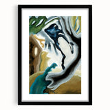 Modern Wall Art - Abstract Barnyard Fantasy - Contemporary Art Print