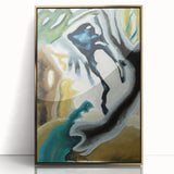 Modern Wall Art - Abstract Barnyard Fantasy - Contemporary Art Print