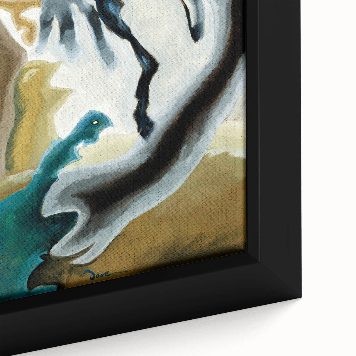 Modern Wall Art - Abstract Barnyard Fantasy - Contemporary Art Print