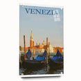 Retro Venice Gondola Poster – Vintage Italian Wall Art