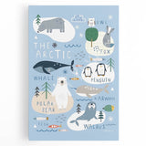 Kids Wall Art Prints - Arctic Animal Nursery Wall Art for Boys