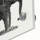 Minimalist Modern Elephant Art: Contemporary Wall Decor by Leo Gestel