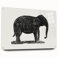 Minimalist Modern Elephant Art: Contemporary Wall Decor by Leo Gestel