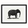 Minimalist Modern Elephant Art: Contemporary Wall Decor by Leo Gestel