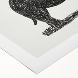 Minimalist Modern Elephant Art: Contemporary Wall Decor by Leo Gestel