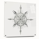 Modern Wall Art – Intricate Vintage Marine Life Illustration