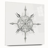 Modern Wall Art – Intricate Vintage Marine Life Illustration