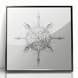 Modern Wall Art – Intricate Vintage Marine Life Illustration